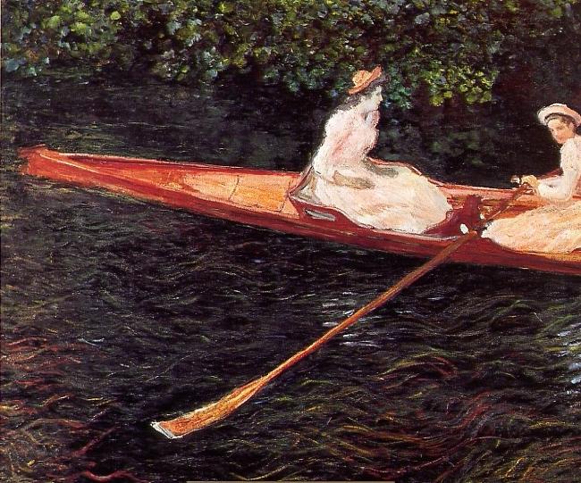 Claude Monet Boat on the Epte oil painting picture